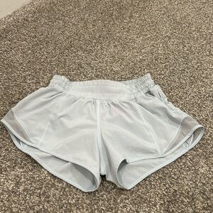 pale blue hotty hot lulu shorts